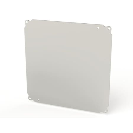 Saginaw Control & Engineering 11 in H, 0.08 in D, 11 in W, Aluminum SCE-12P12AL